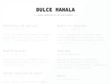 Tablet Screenshot of dulce-mahala.tapirul.net